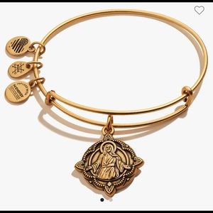 WOMEN'S ALEX AND ANI | JESUS BANGLE BRACELET | RAFAELIAN GOLD